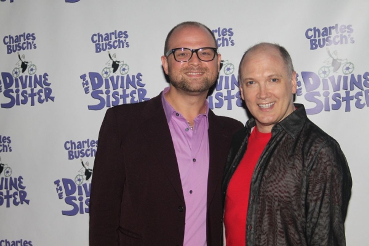 Carl Andress and Charles Busch at 