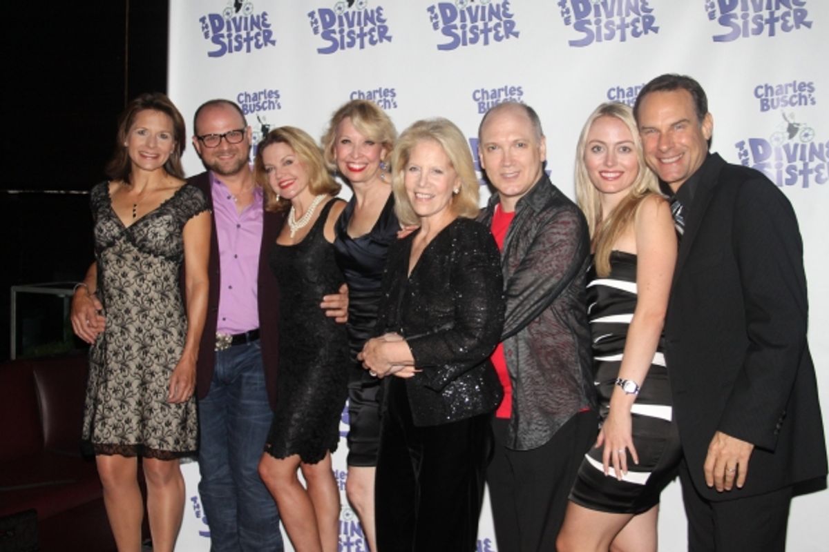 Jennifer Van Dyck, Carl Andress, Alison Fraser, Julie Halston, Daryl Roth, Charles Busch, 
Amy Rutberg and Jonathan Walker
 at 