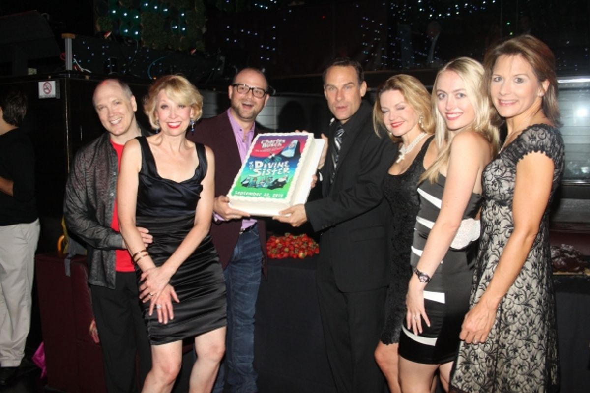 Charles Busch, Julie Halston, Carl Andress, Jonathan Walker, Alison Fraser, Amy Rutberg and Jennifer Van Dyck
 at 