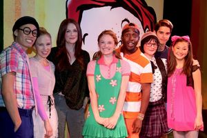 Joey Haro, Jessica Bishop, Julianne Moore, Hayley Podschun, Mykal Kilgore, Linda Gabler, Andrew Cristi and Kimiko Glenn @ BroadwayWorld Joey Haro, Jessica Bishop, Julianne Moore, Hayley Podschun, Mykal Kilgore, Linda Gabl Photo