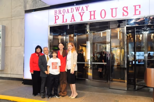 Eileen LaCario (Vice President, Broadway In Chicago), Lou Raizin (President, Broadway Photo