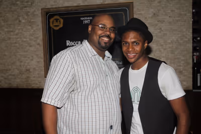 James Monroe Iglehart and Ephraim Sykes Photo