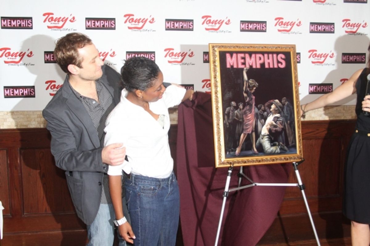 Chad Kimball and Montego Glover at 