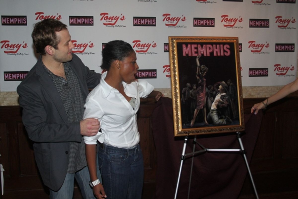 Chad Kimball and Montego Glover at 