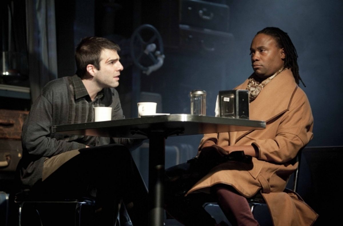 Zachary Quinto and Billy Porter at 