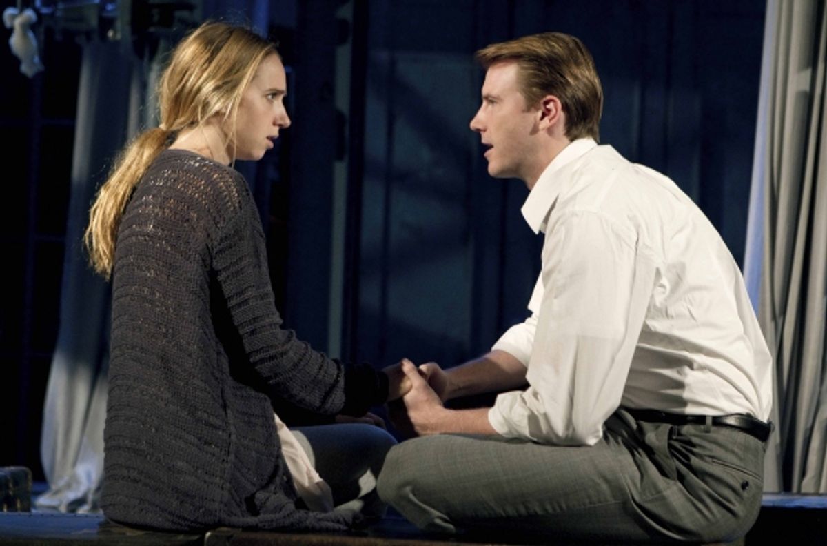 Zoe Kazan and Bill Heck at 