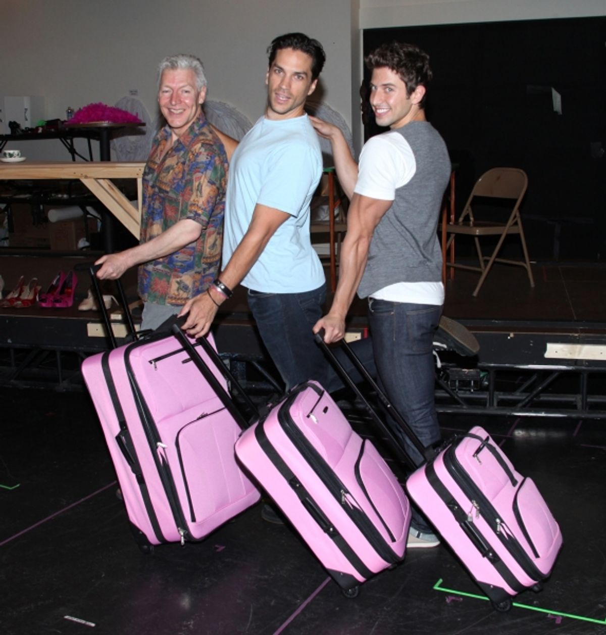 Tony Sheldon, Will Swenson & Nick Adams at 