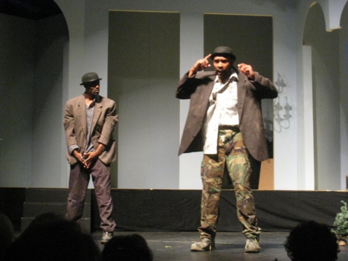 Joel Diggs and David Chattam in Waiting for Godot at 