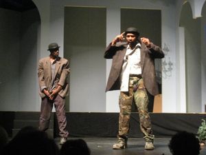 Joel Diggs and David Chattam in Waiting for Godot @ BroadwayWorld Joel Diggs and David Chattam in Waiting for Godot Photo