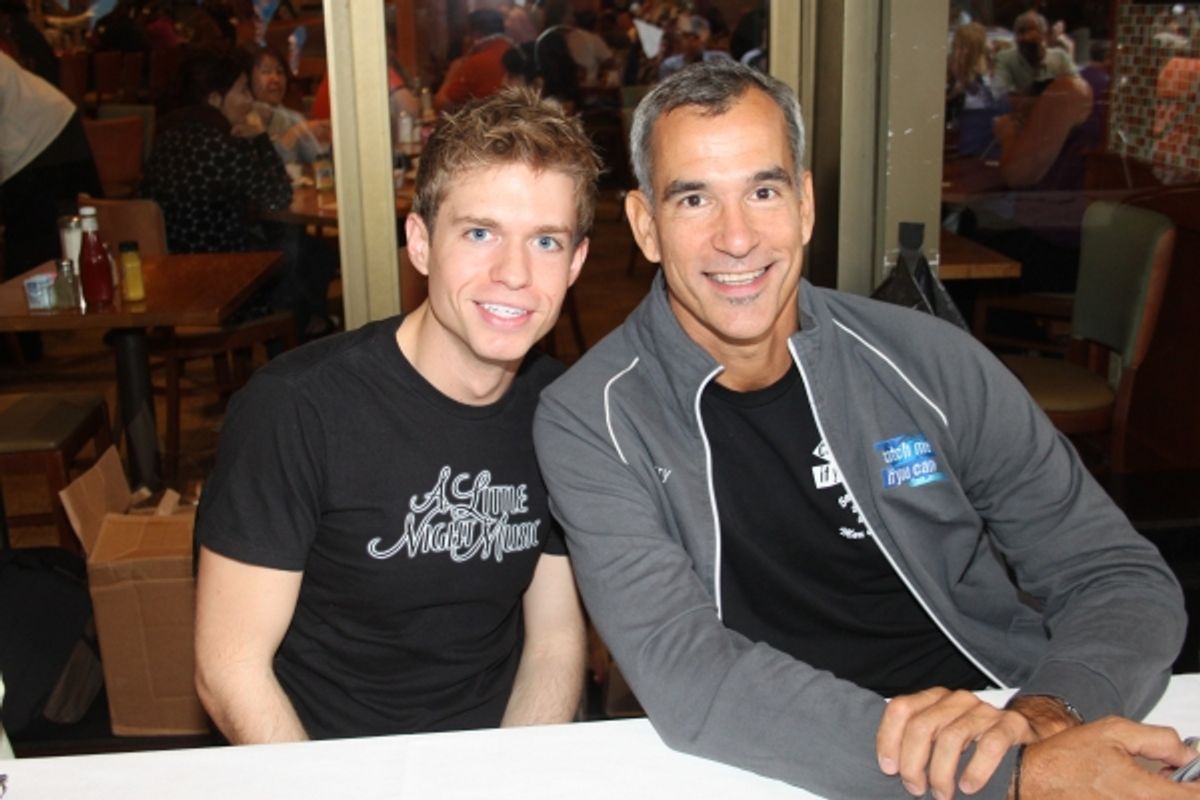 Hunter Ryan Herdlicka and Jerry Mitchell at 