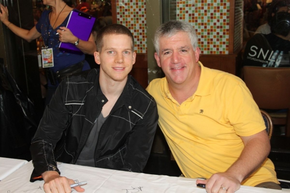 Stark Sands and Gregory Jbara at 