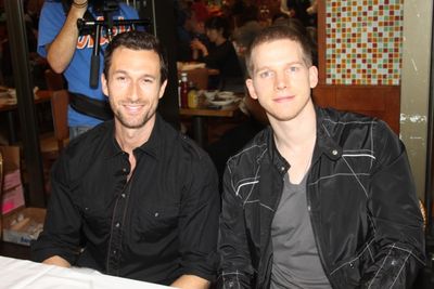 Aaron Lazar and Stark Sands Photo