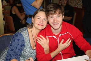Cherry Jones and Bobby Steggert @ BroadwayWorld Cherry Jones and Bobby Steggert Photo