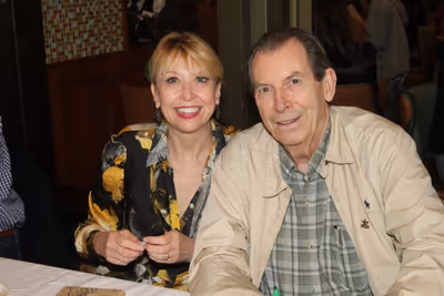 Julie Halston and Richard Easton Photo