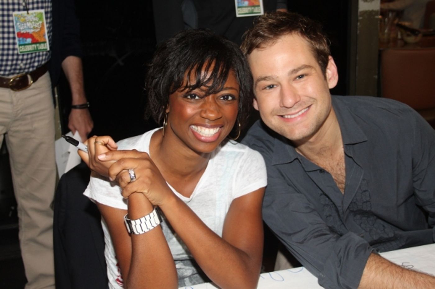Photo Coverage: 2010 BC/EFA Flea Market - Celebrity Tables!  Image