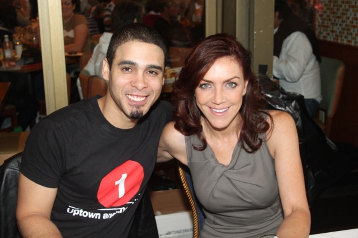 Wilson Jermaine Heredia and Andrea McArdle at 