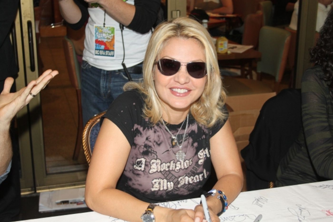 Photo Coverage: 2010 BC/EFA Flea Market - Celebrity Tables!  Image