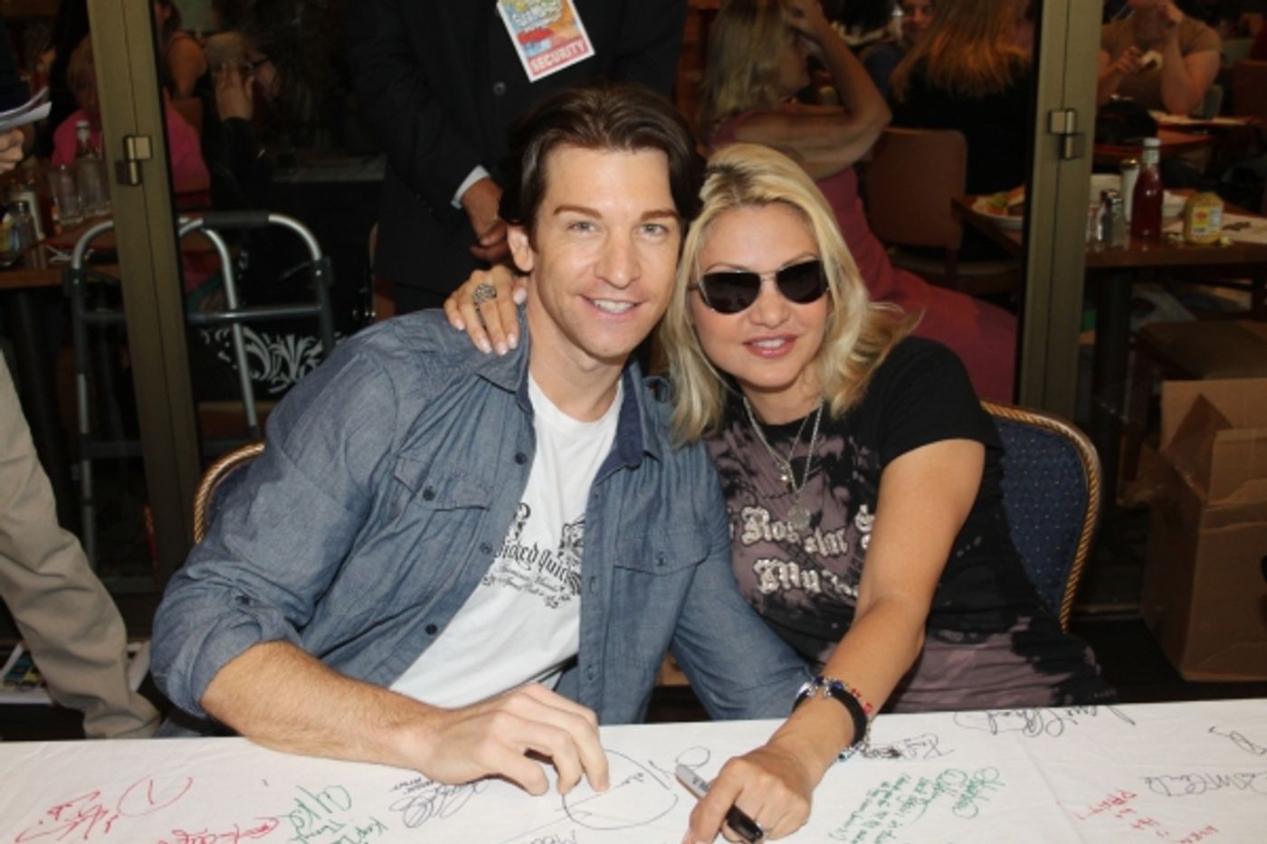 Photo Coverage: 2010 BC/EFA Flea Market - Celebrity Tables!  Image