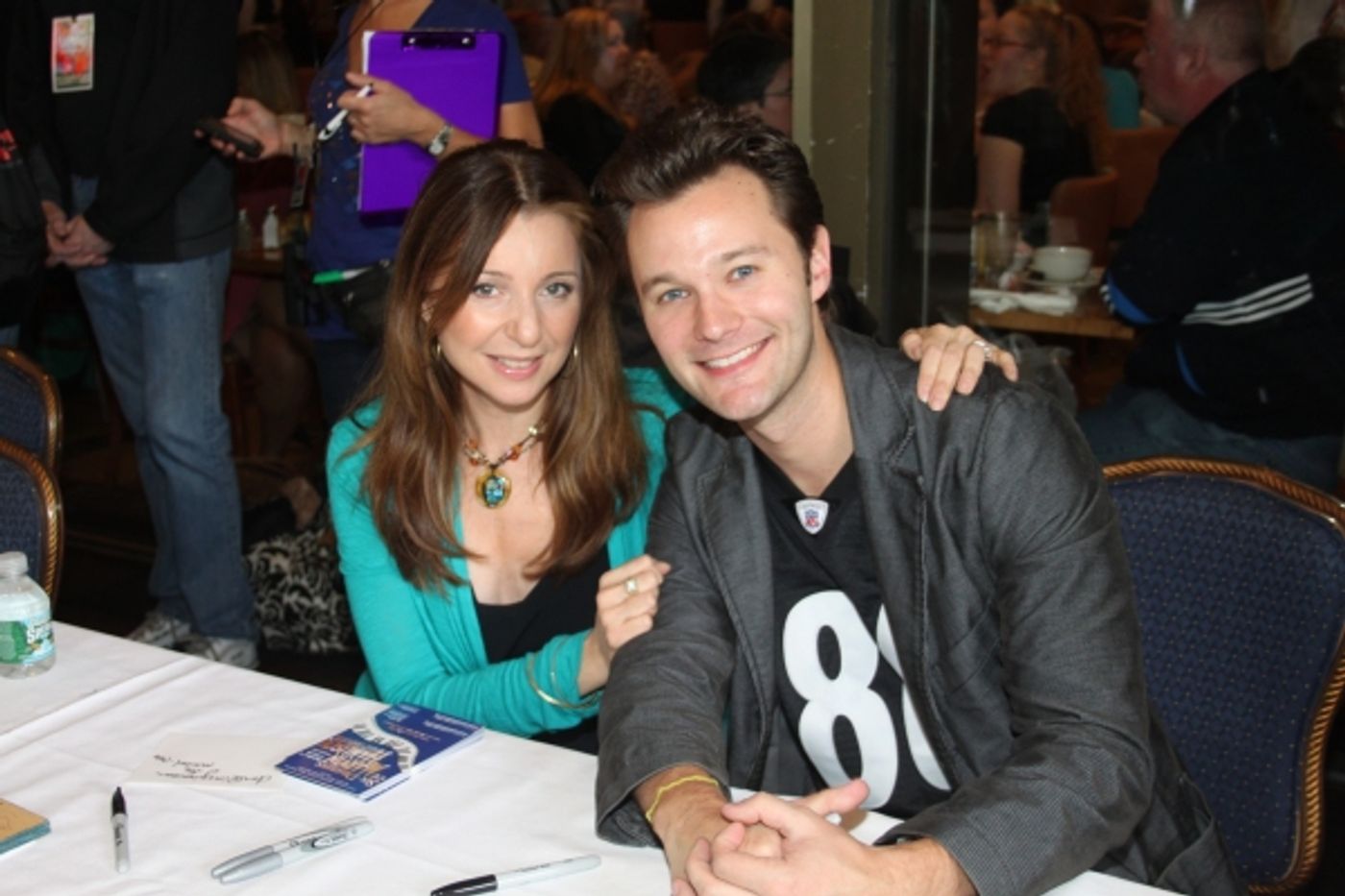 Photo Coverage: 2010 BC/EFA Flea Market - Celebrity Tables!  Image