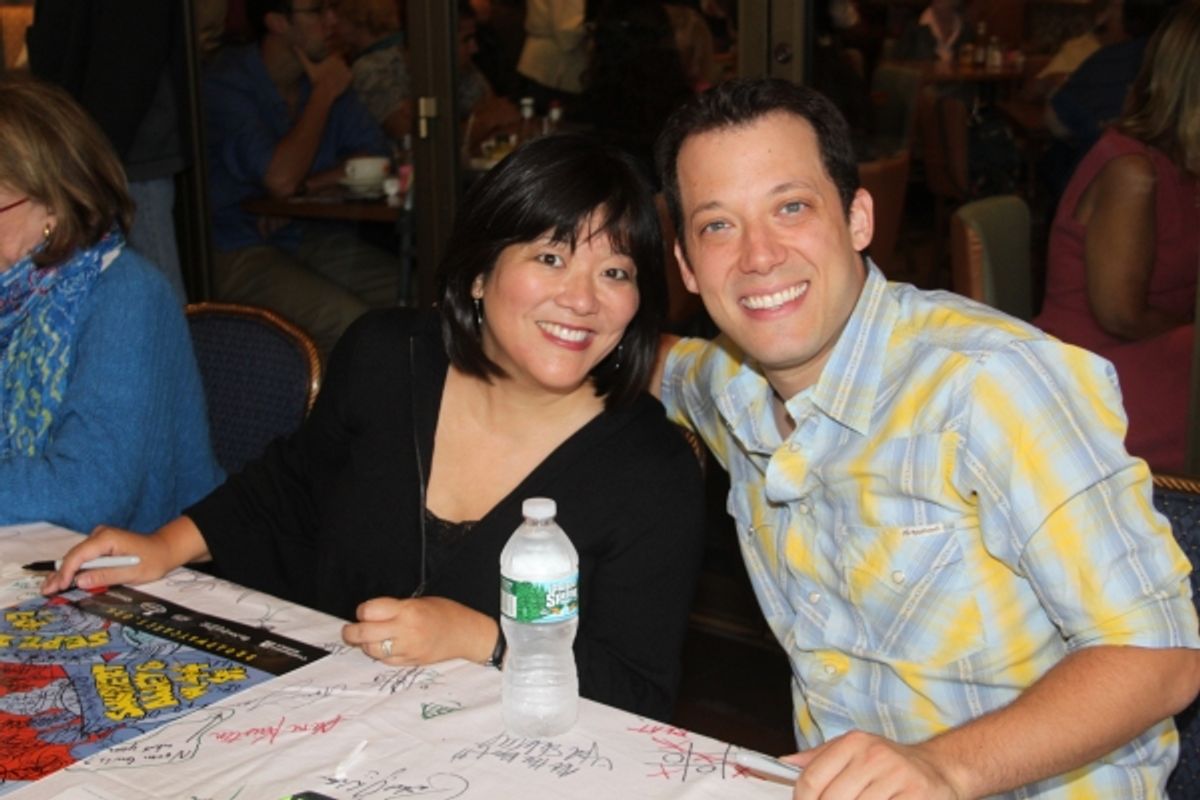 Ann Harada and John Tartaglia at 