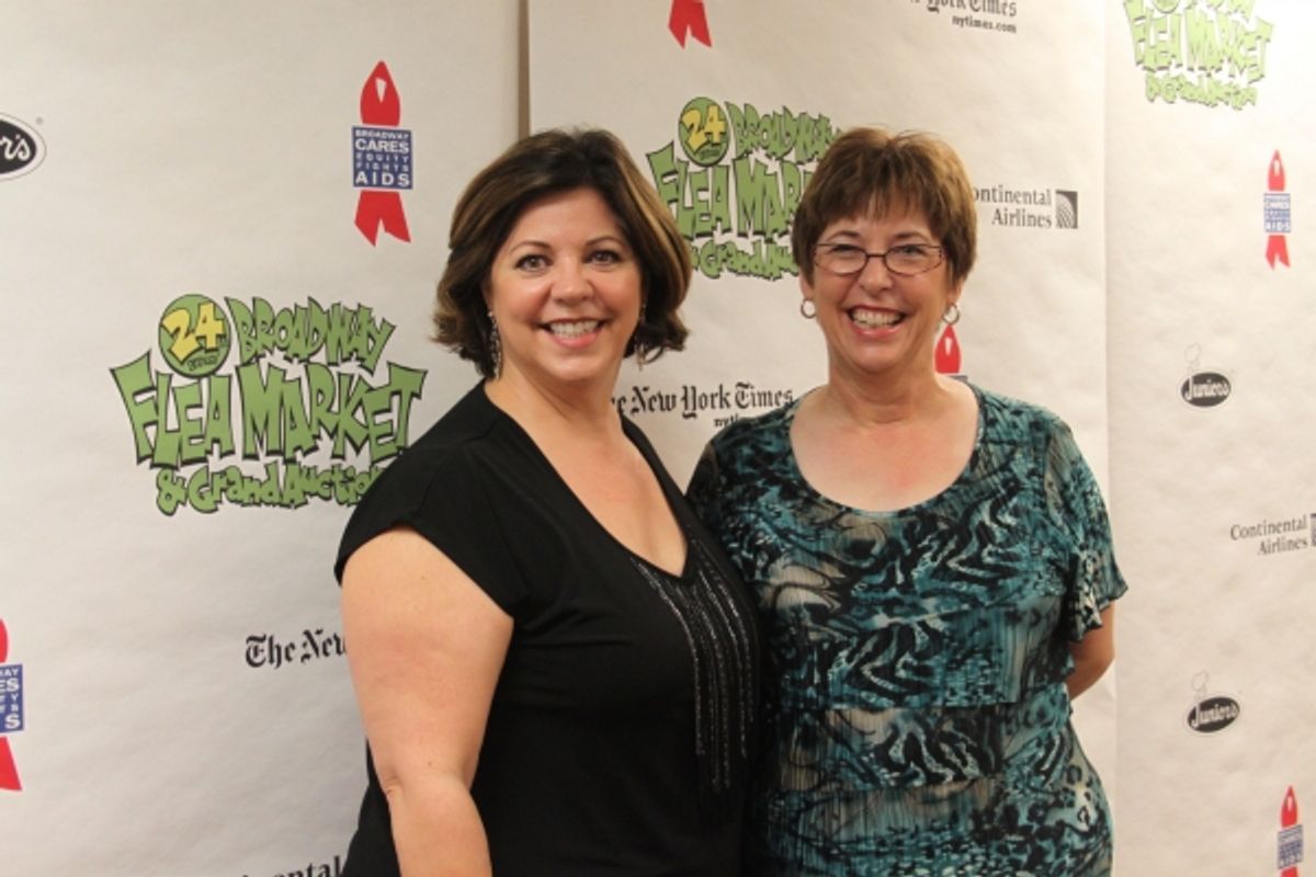 Backstage Access Auction Winners Marlene Jansen and Kathy Inch at 