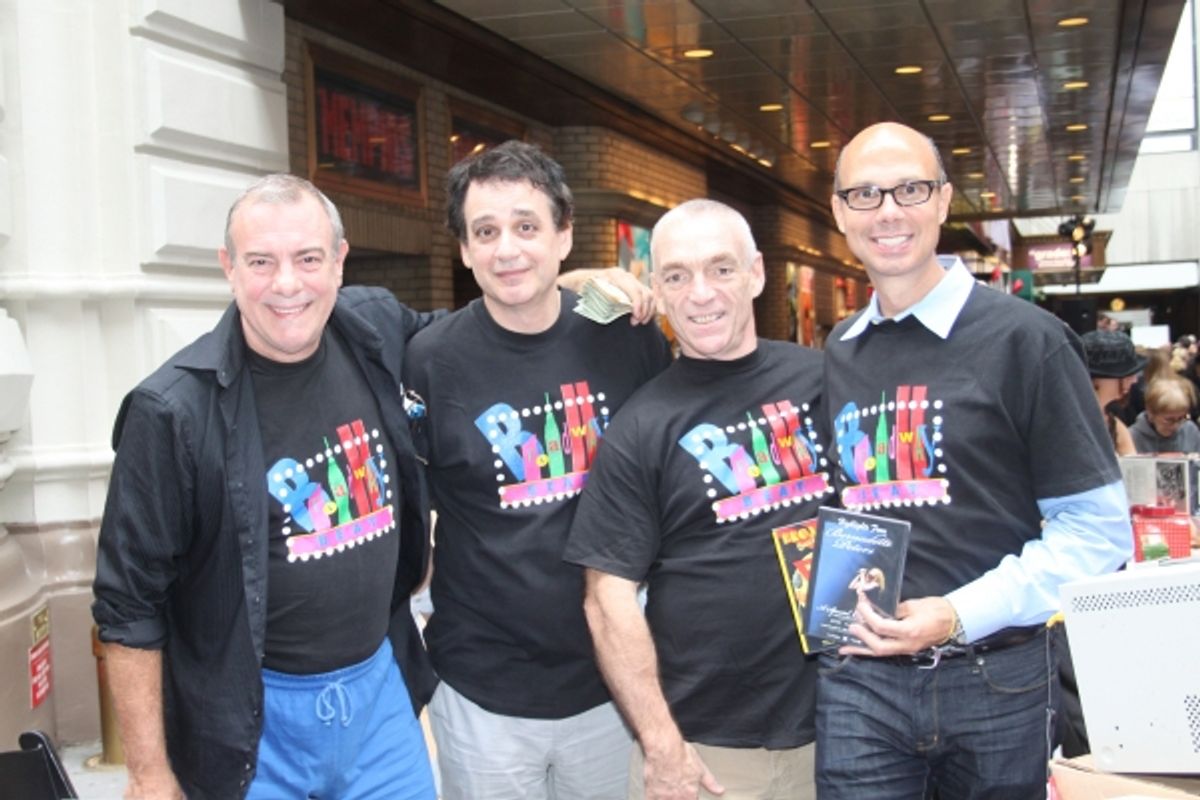 Bradshaw Broadway Beat Table; Smith, Sidney Meyer, Russell Bouthiller and Richie Ridge at 