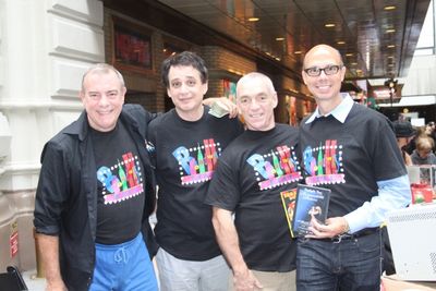 Bradshaw Broadway Beat Table; Smith, Sidney Meyer, Russell Bouthiller and Richie Ridg Photo
