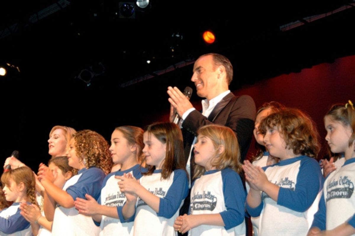 Rita Harvey, William Michals and the Lower Hudson Valley Youth Chorus at 