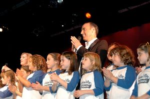 Rita Harvey, William Michals and the Lower Hudson Valley Youth Chorus Photo