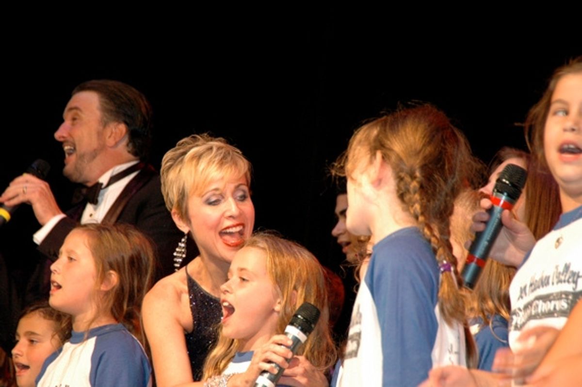 brad Little, Carter Calvert and the Lower Hudson Valley Youth Chorus at Neil Berg's '100 Years of Broaway' at Riverspace