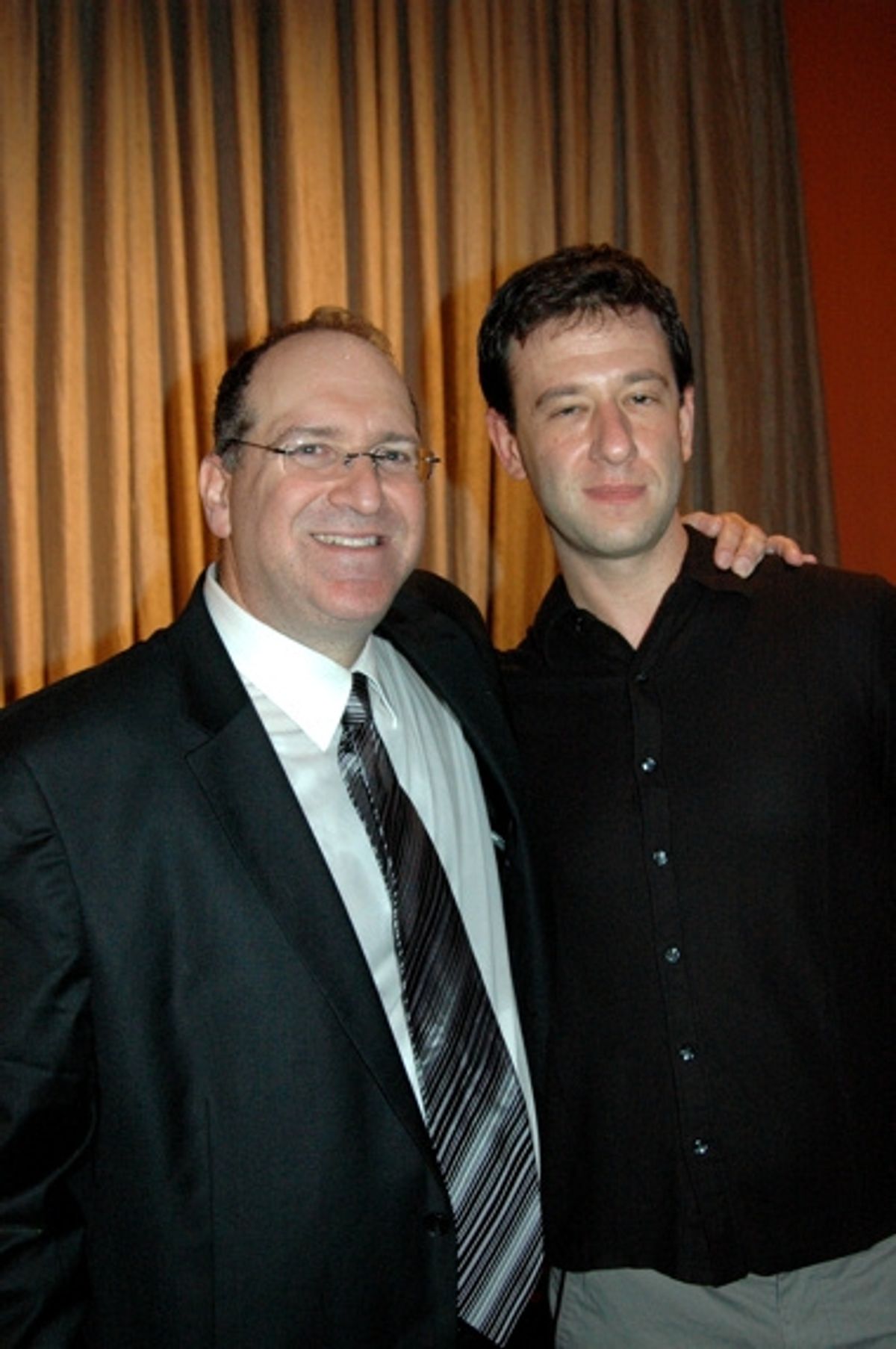 Neil Berg and Jared Rosenblum at Neil Berg's '100 Years of Broaway' at Riverspace