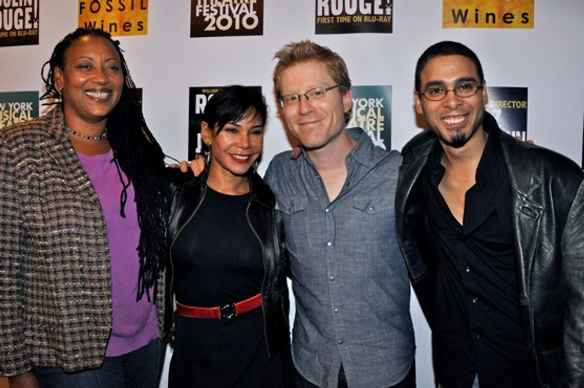 Daphne Rubin-Vega and Anthony Rapp at 