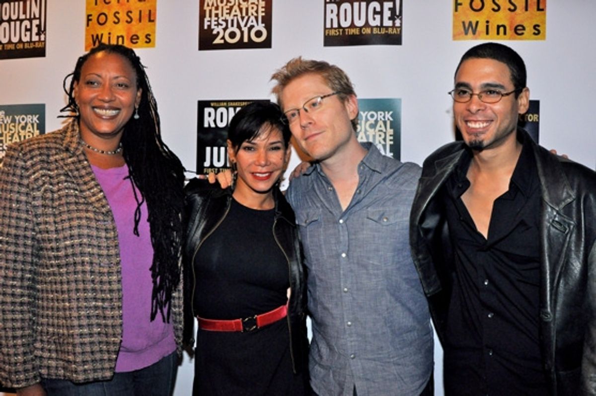 Daphne Rubin-Vega and Anthony Rapp at 