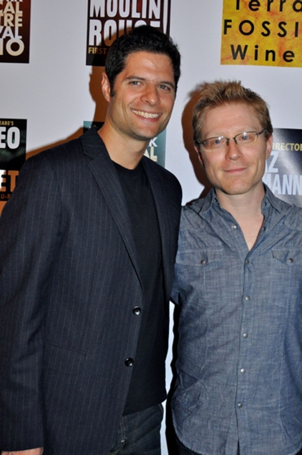 Tom Kitt and Anthony Rapp at 