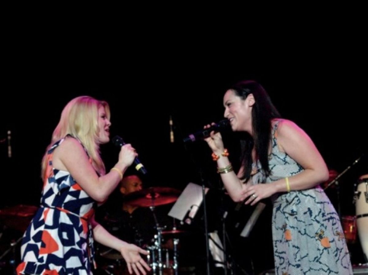 Megan Hilty, Eden Espinosa at 