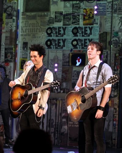 Billie Joe Armstrong and John Gallagher Jr. Photo