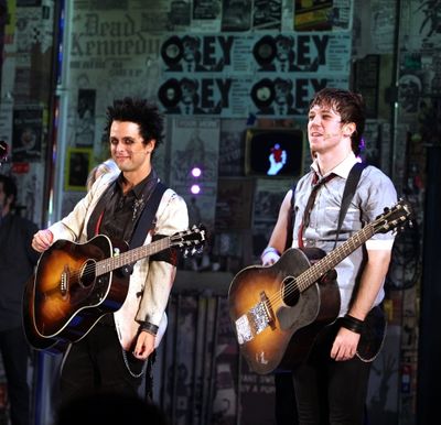 Billie Joe Armstrong and John Gallagher Jr. Photo