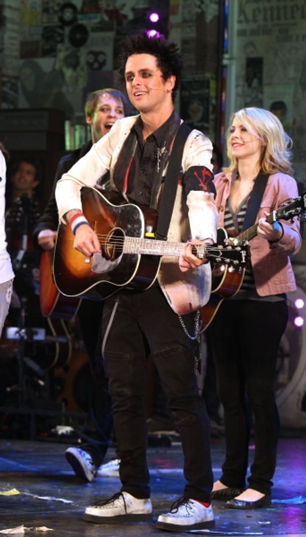 Theo Stockman, Billie Joe Armstrong and Mary Faber Photo
