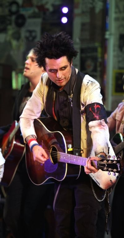 Theo Stockman and Billie Joe Armstrong Photo