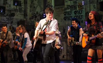 John Gallagher Jr. and the AMERICAN IDIOT Company Photo