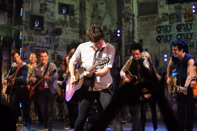 John Gallagher Jr. and the AMERICAN IDIOT COMPANY Photo