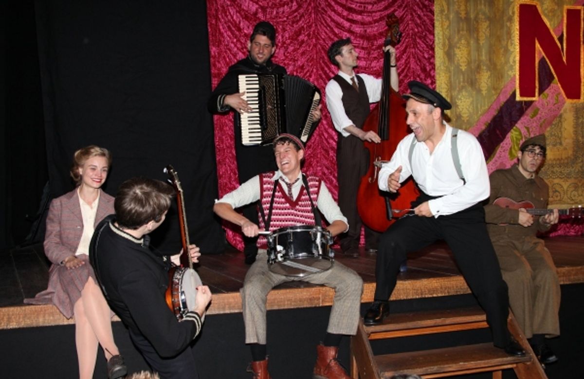 Annette McLaughlin, Hannah Yelland, Adam Pleeth, Gabriel Ebert, Edward Jay, Tristan Sturrock, Joseph Alessi and Damon Daunno at 