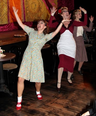 Dorothy Atkinson, Annette McLaughlin and Hannah Yelland Photo