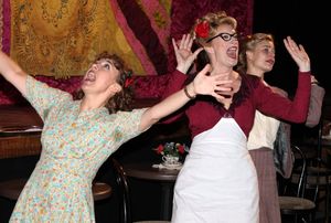 Dorothy Atkinson, Annette McLaughlin and Hannah Yelland Photo