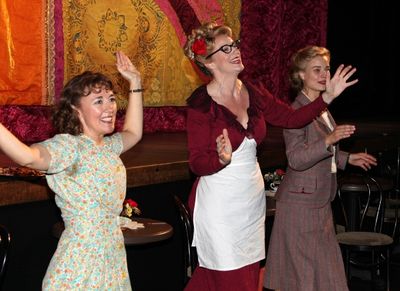 Dorothy Atkinson, Annette McLaughlin and Hannah Yelland Photo