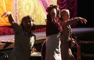 Dorothy Atkinson, Annette McLaughlin and Hannah Yelland Photo