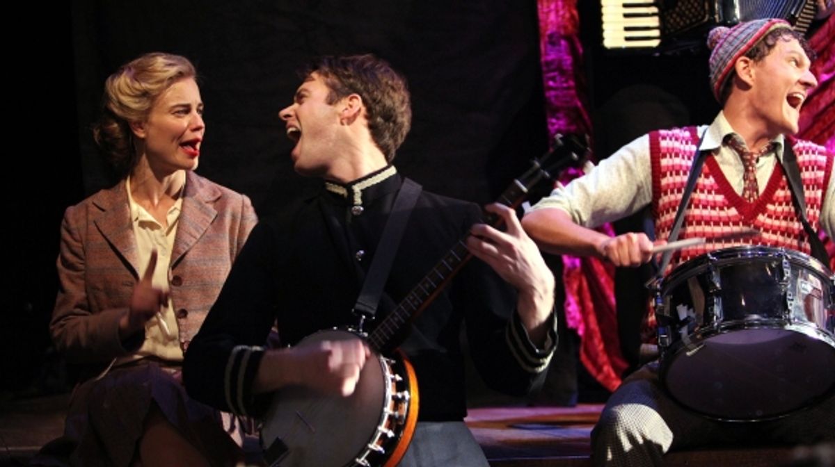 Hannah Yelland, Adam Pleeth and Gabriel Ebert at 