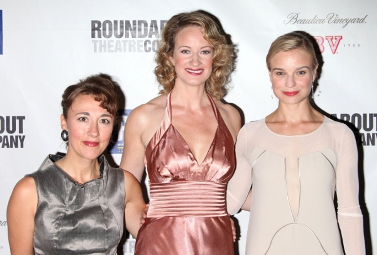 Dorothy Atkins, Annette McLaughlin and Hannah Yelland at 