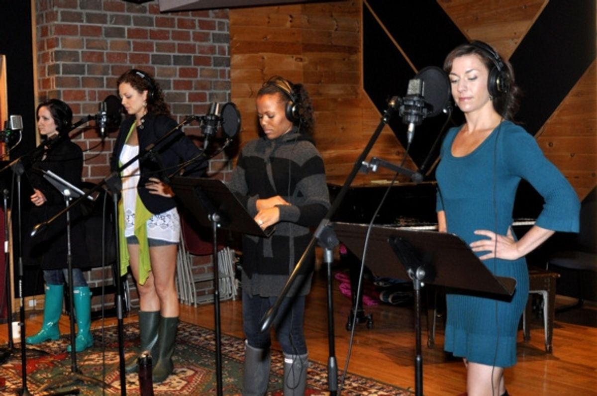 Margot de La Barre, Kristen Beth Williams, Nikki Renee Daniels, and Wendi Bergamini at 