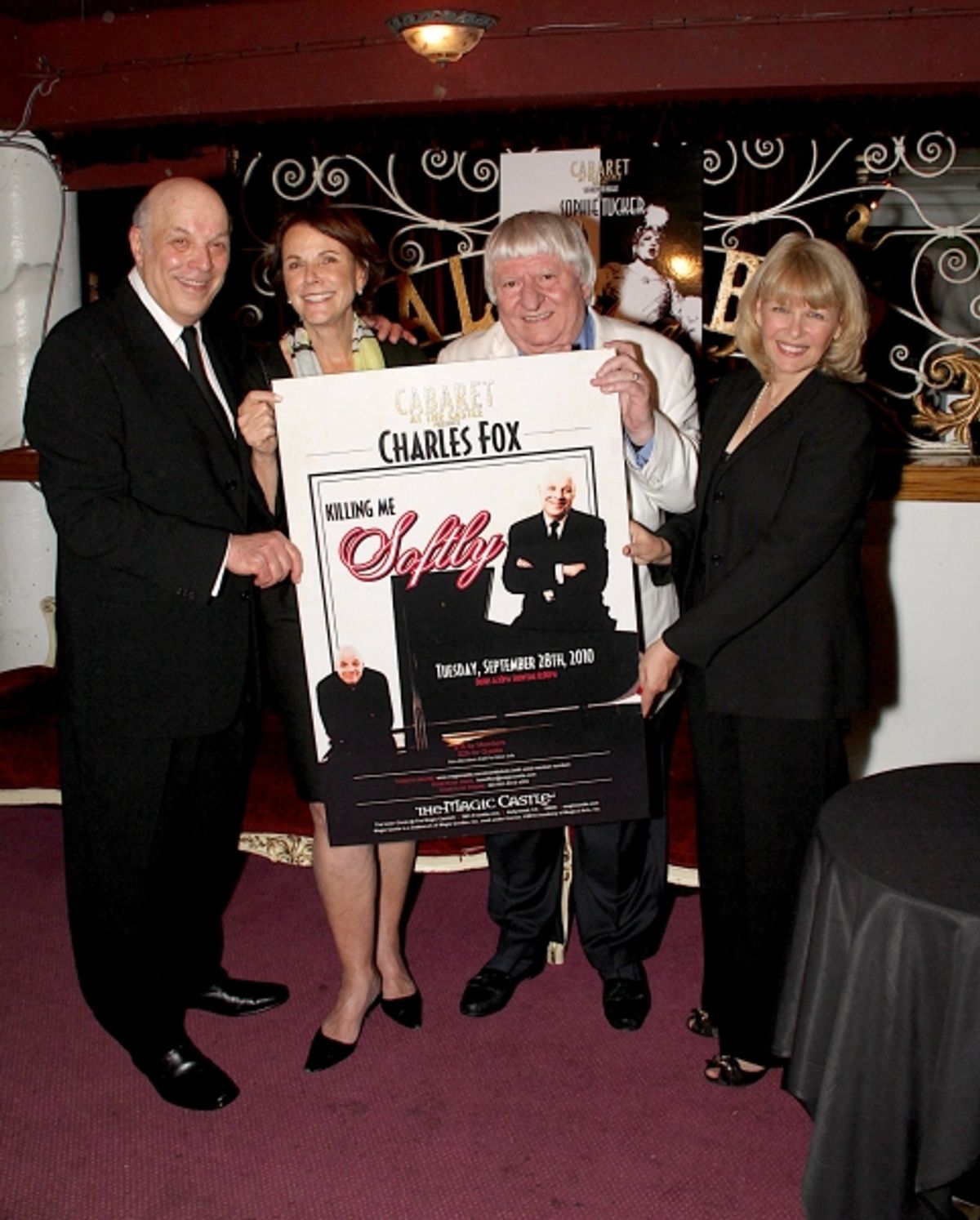 Charles and Joan Fox with Ben Lanzarone and Ilene Graff at 